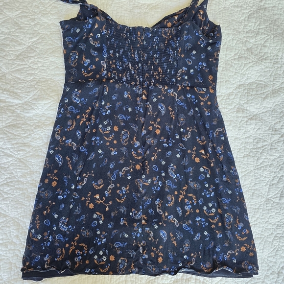 Wilfred Blue Cammy Mini Floral Dress - Picture 10 of 15